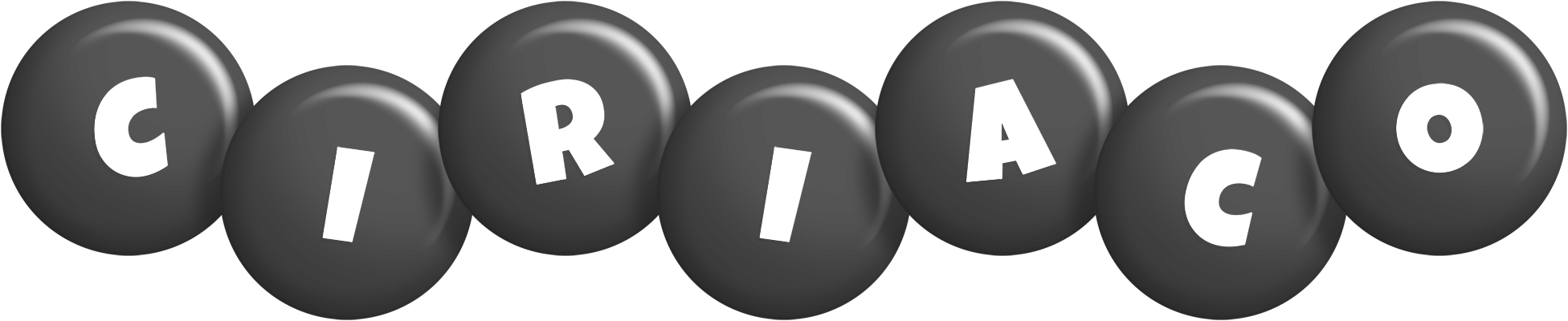 Ciriaco candy-black logo