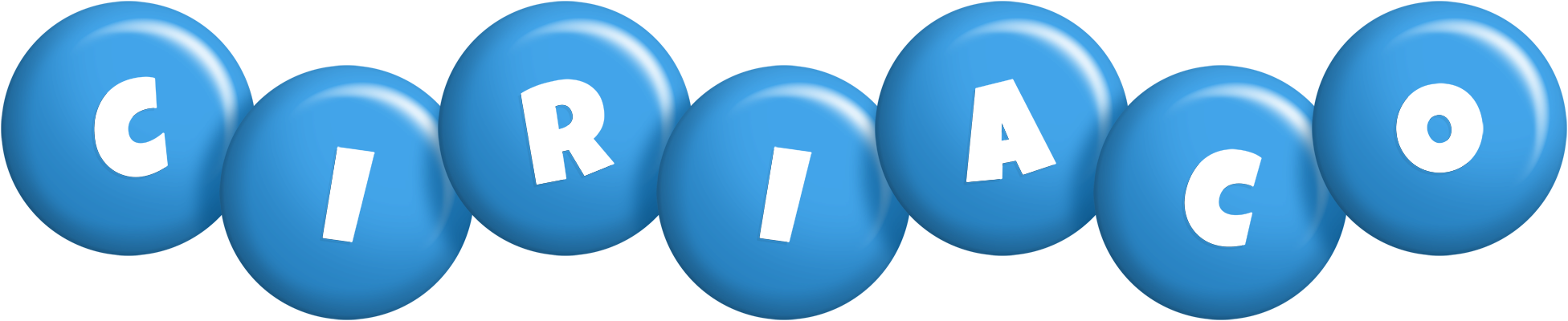 Ciriaco candy-blue logo