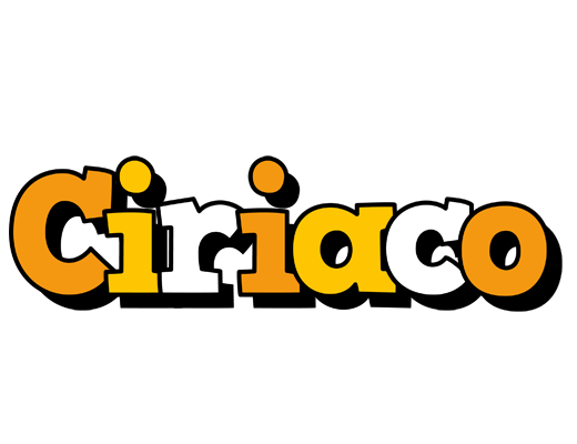 Ciriaco cartoon logo