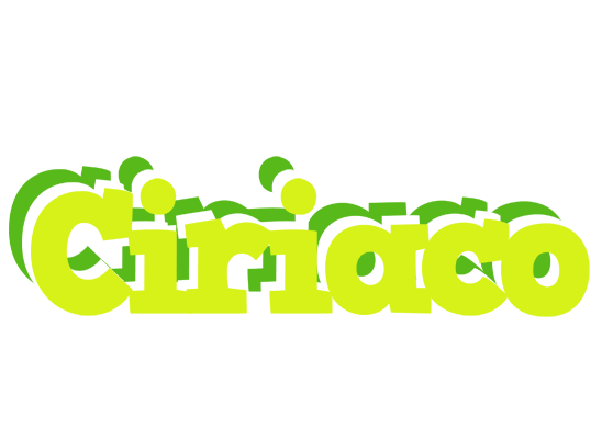 Ciriaco citrus logo
