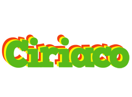 Ciriaco crocodile logo