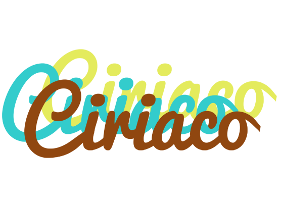 Ciriaco cupcake logo