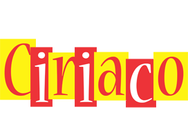 Ciriaco errors logo