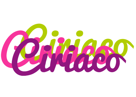 Ciriaco flowers logo