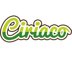 Ciriaco golfing logo