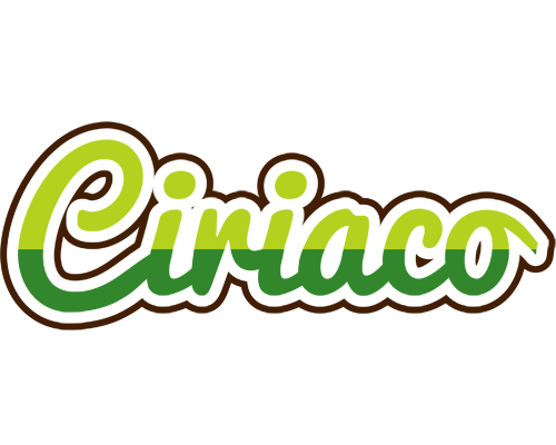 Ciriaco golfing logo