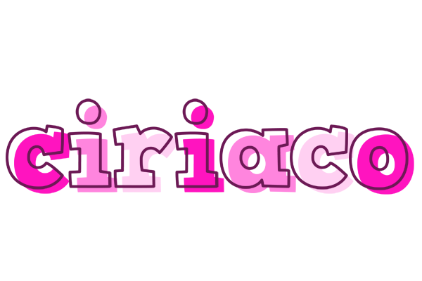 Ciriaco hello logo