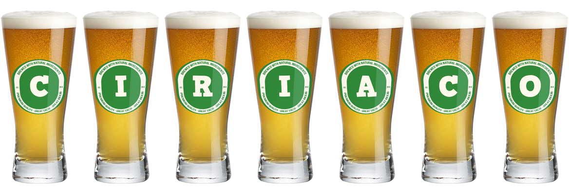 Ciriaco lager logo