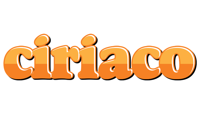 Ciriaco orange logo