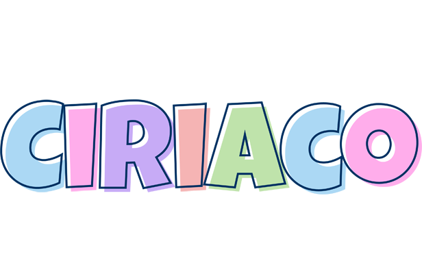 Ciriaco pastel logo