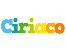 Ciriaco rainbows logo