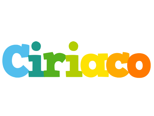 Ciriaco rainbows logo