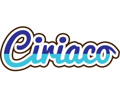 Ciriaco raining logo