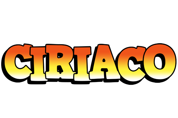 Ciriaco sunset logo