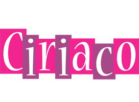 Ciriaco whine logo