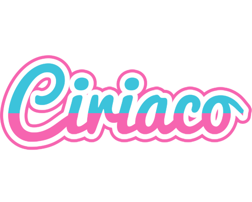 Ciriaco woman logo