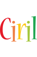 Ciril birthday logo