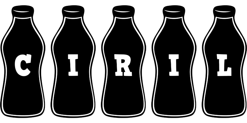 Ciril bottle logo