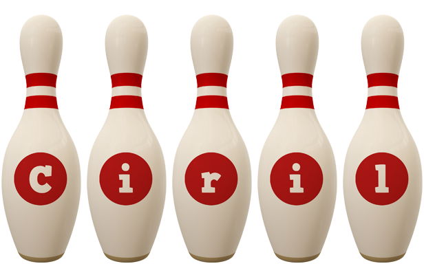 Ciril bowling-pin logo