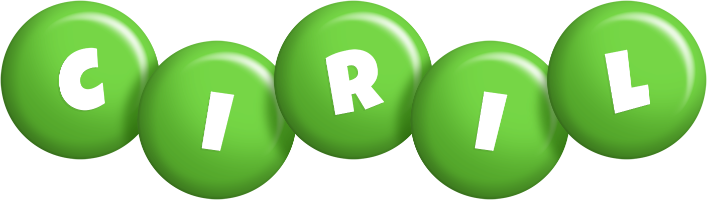 Ciril candy-green logo