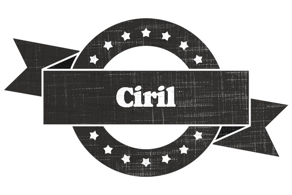 Ciril grunge logo