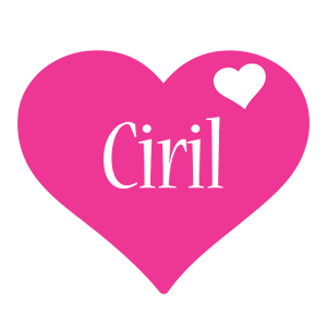 Ciril love-heart logo