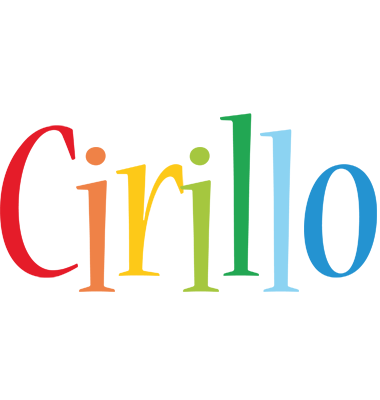 Cirillo birthday logo