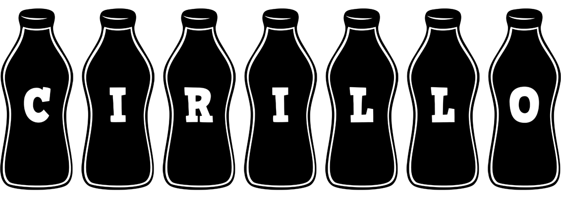 Cirillo bottle logo