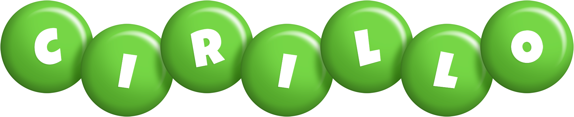 Cirillo candy-green logo