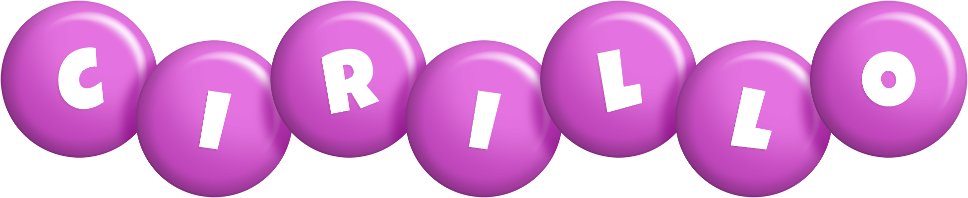 Cirillo candy-purple logo