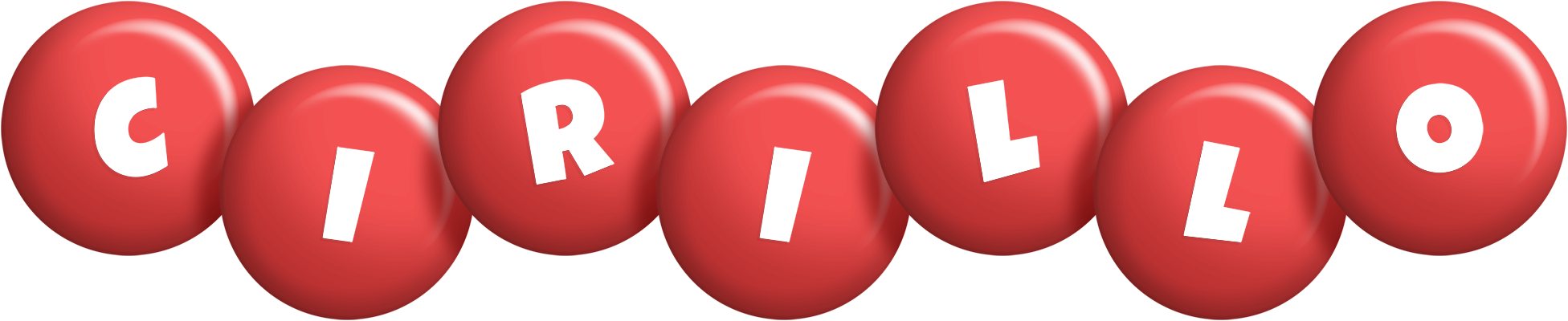 Cirillo candy-red logo