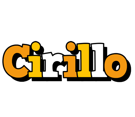 Cirillo cartoon logo