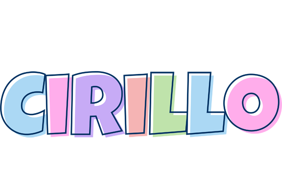 Cirillo pastel logo
