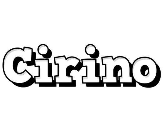 Cirino snowing logo