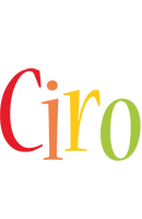 Ciro birthday logo
