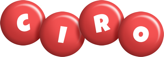 Ciro candy-red logo