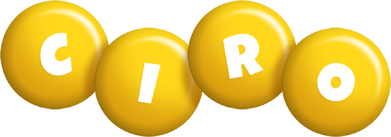 Ciro candy-yellow logo
