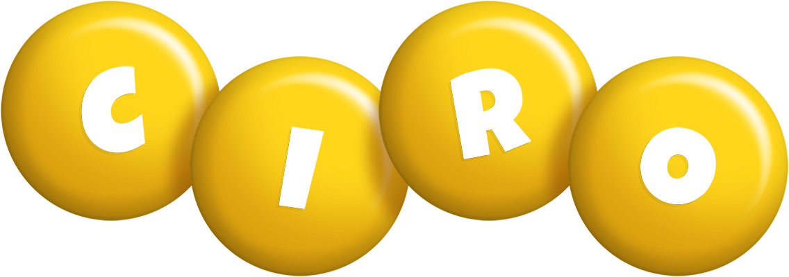 Ciro candy-yellow logo