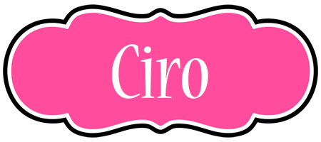 Ciro invitation logo