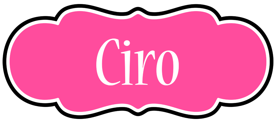 Ciro invitation logo