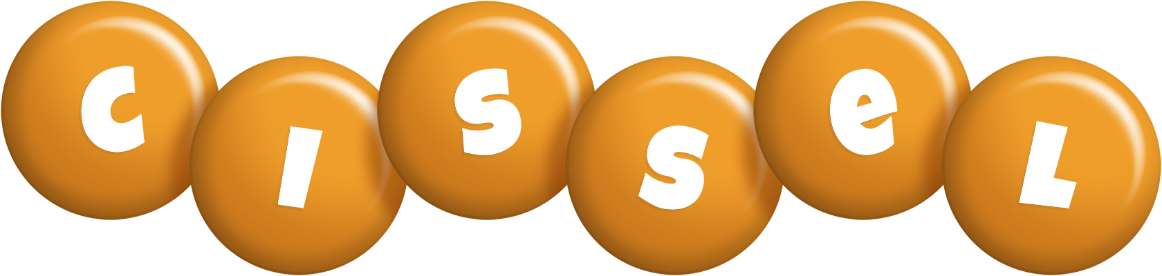 Cissel candy-orange logo
