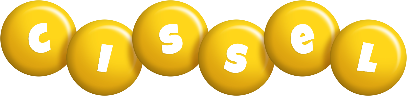 Cissel candy-yellow logo