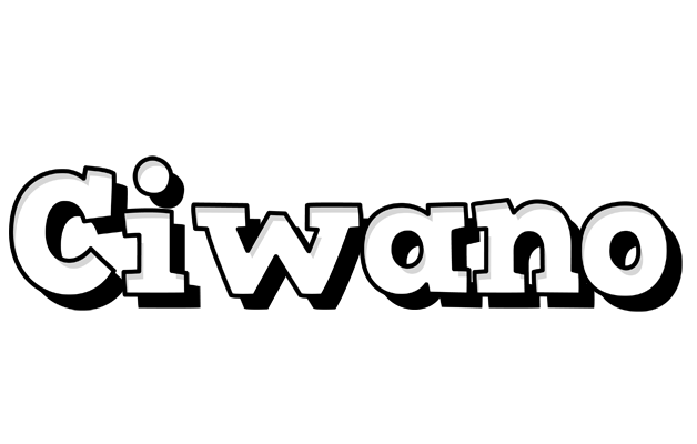 Ciwano snowing logo