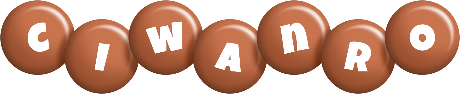 Ciwanro candy-brown logo
