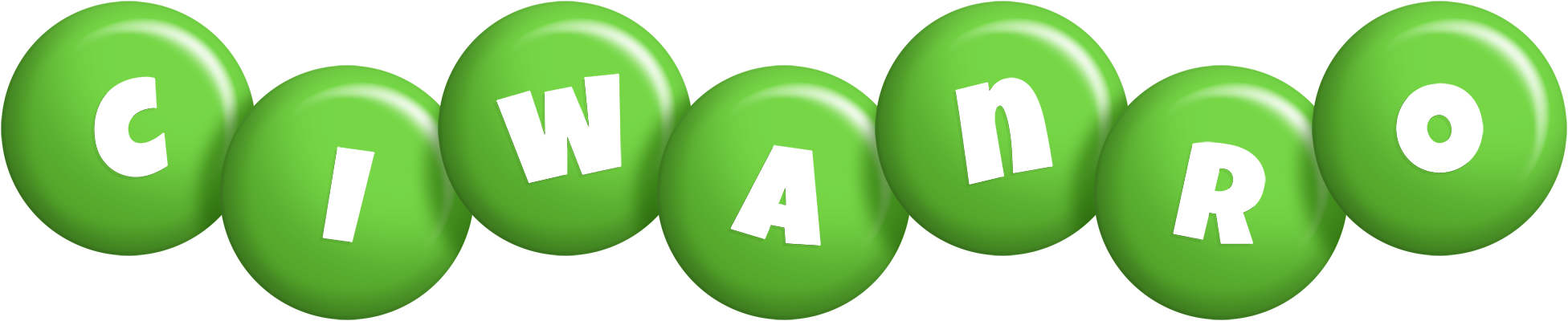 Ciwanro candy-green logo