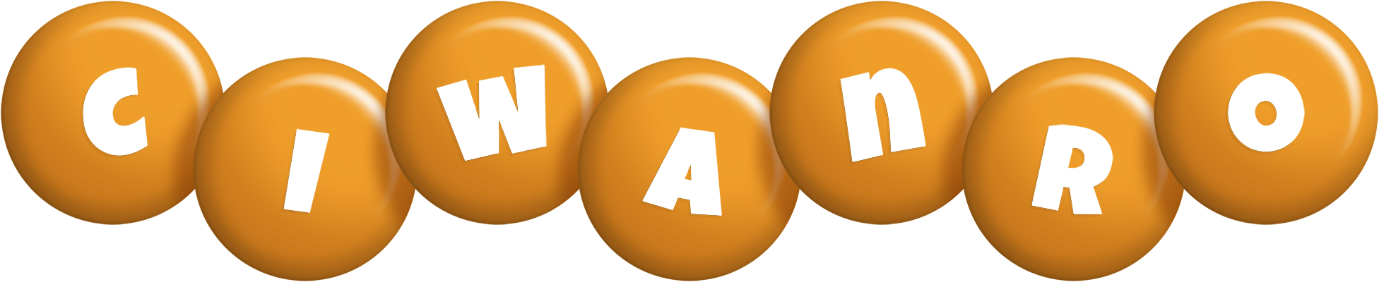 Ciwanro candy-orange logo