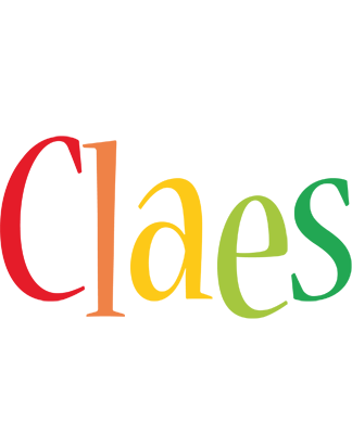 Claes birthday logo