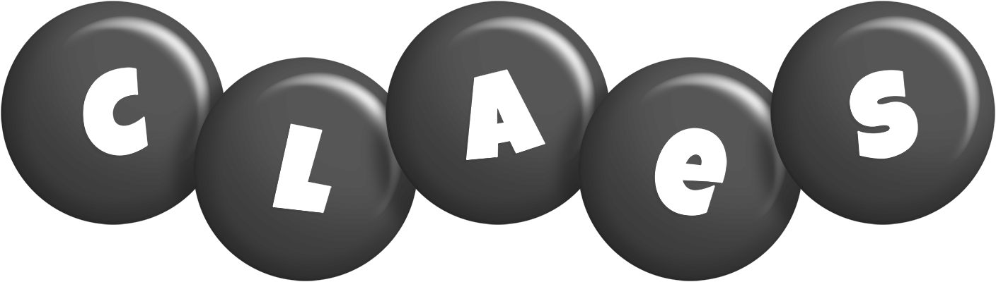 Claes candy-black logo
