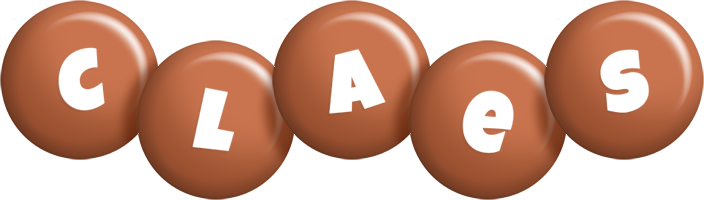 Claes candy-brown logo