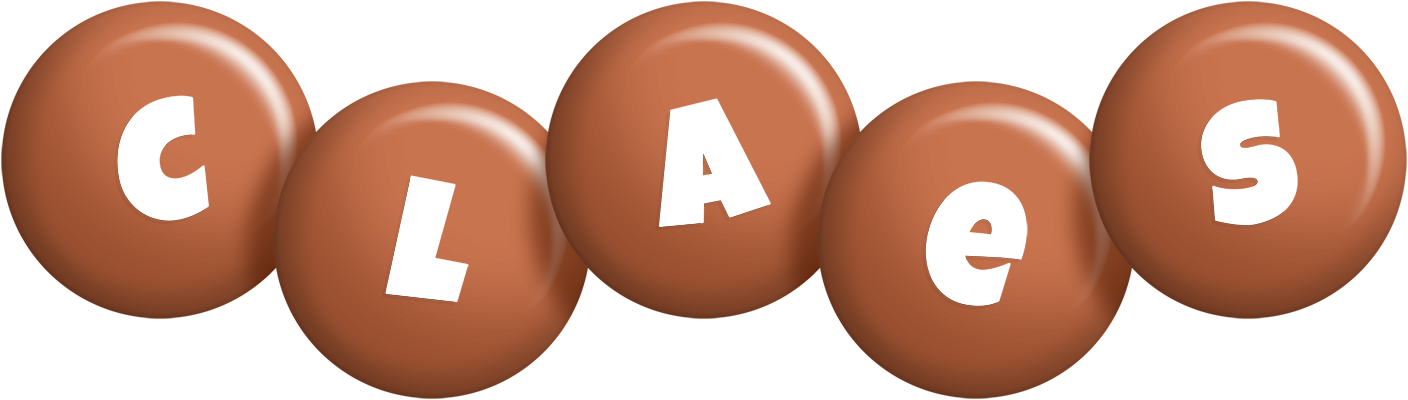 Claes candy-brown logo